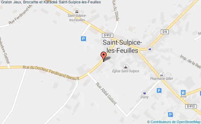 plan Jeux, Brocante Et Karaoké Saint-Sulpice-les-Feuilles