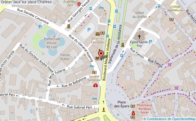 plan Jeux Sur Place Chartres