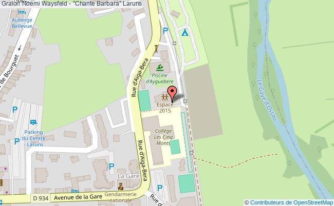 plan Joan De Nadau - Concert Acostic Laruns