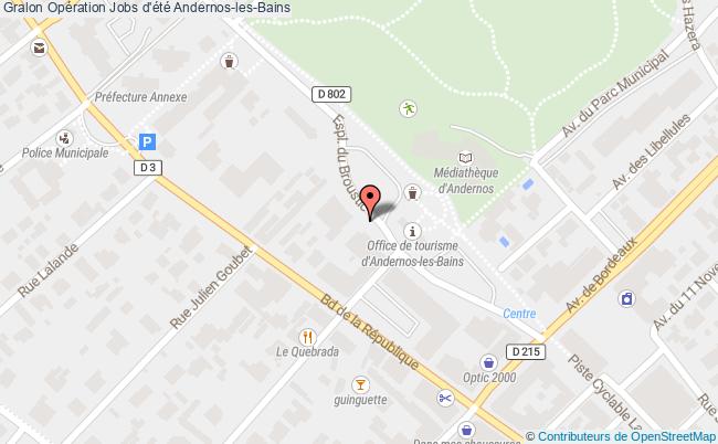 plan Jobs D'été Andernos-les-Bains