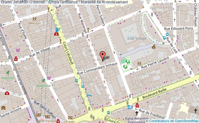 plan Jonathan O'donnell : Sympa L'ambiance ! Marseille