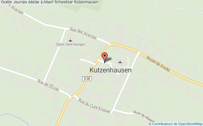 plan Journée Dédiée à Albert Schweitzer Kutzenhausen