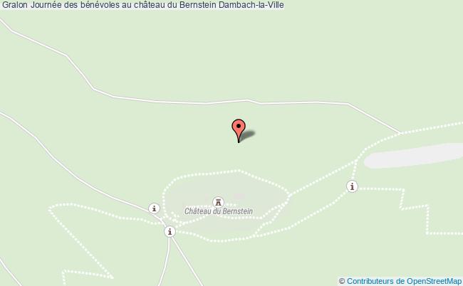 plan Journée Des Bénévoles Au Château Du Bernstein Dambach-la-Ville
