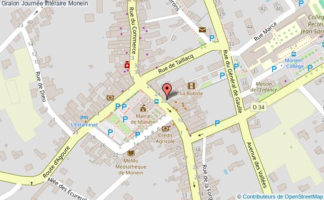 plan Journée Littéraire Monein