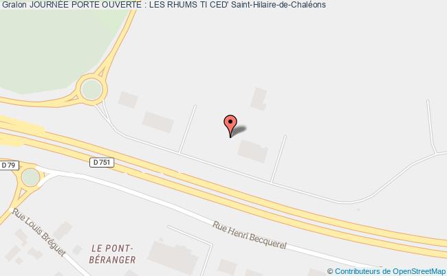 plan JournÉe Porte Ouverte : Les Rhums Ti Ced' Saint-Hilaire-de-Chaléons