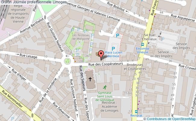 plan Journée Professionnelle Limoges