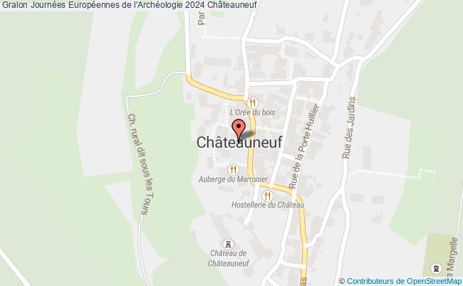 plan Journées Européennes De L'archéologie 2024 Châteauneuf