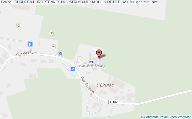plan JournÉes EuropÉennes Du Patrimoine : Moulin De L'Épinay Le Pin-en-Mauges