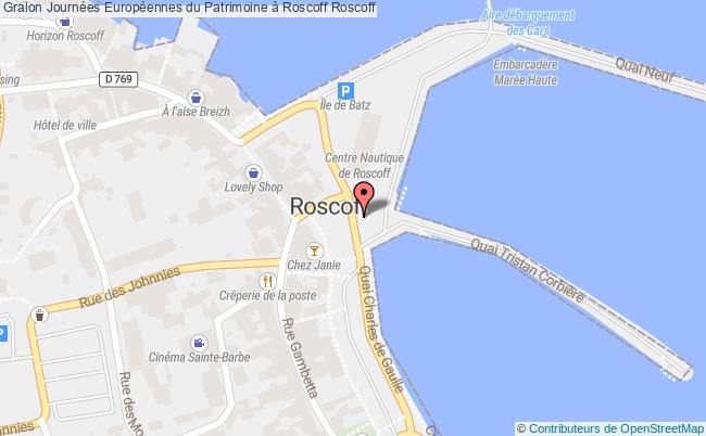plan Journées Européennes Du Patrimoine à Roscoff Roscoff