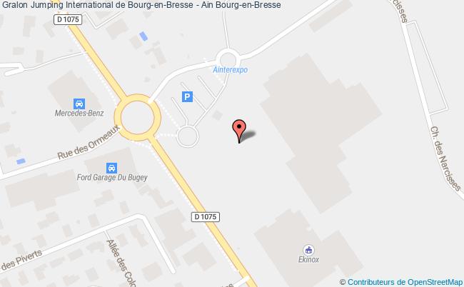 plan Jumping International De Bourg-en-bresse - Ain Bourg-en-Bresse