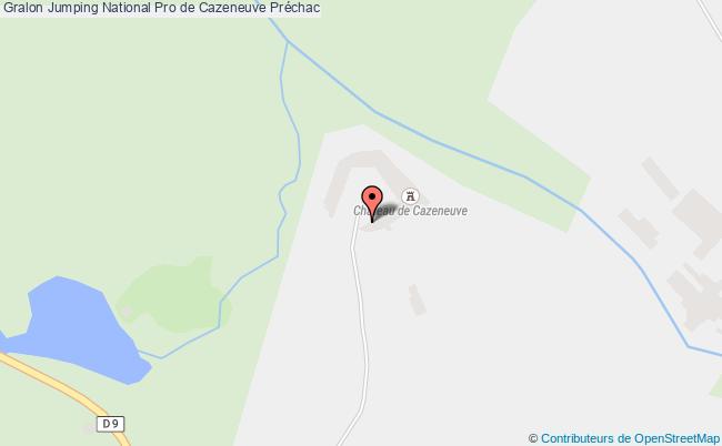 plan Jumping National Pro De Cazeneuve Préchac