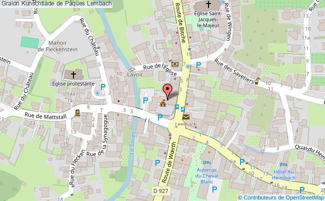 plan Kunschtlàde De Pâques Lembach