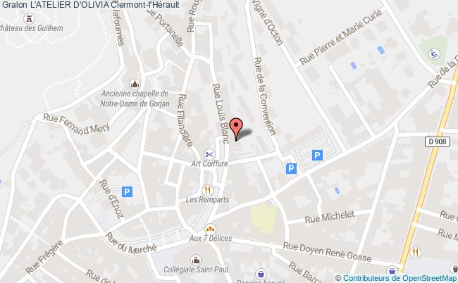 plan L'atelier D'olivia Clermont-l'Hérault
