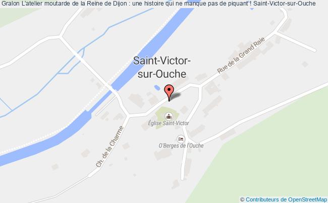 plan L’atelier Moutarde De La Reine De Dijon : Une Histoire Qui Ne Manque Pas De Piquant ! Saint-Victor-sur-Ouche