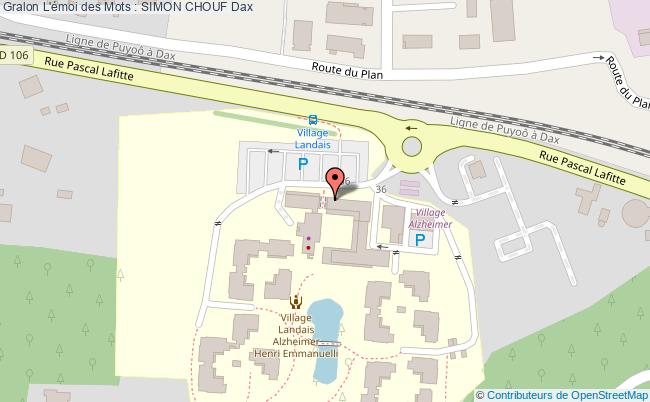 plan L'émoi Des Mots : Simon Chouf Dax