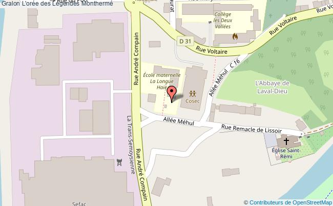 plan L'orée Des Légendes Monthermé