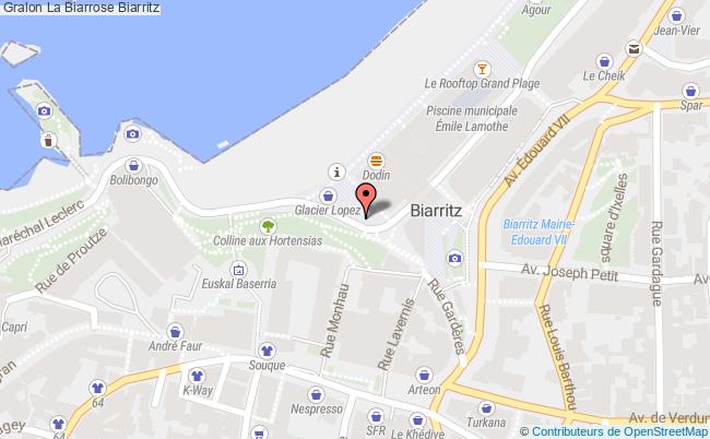 plan La Biarrose Biarritz