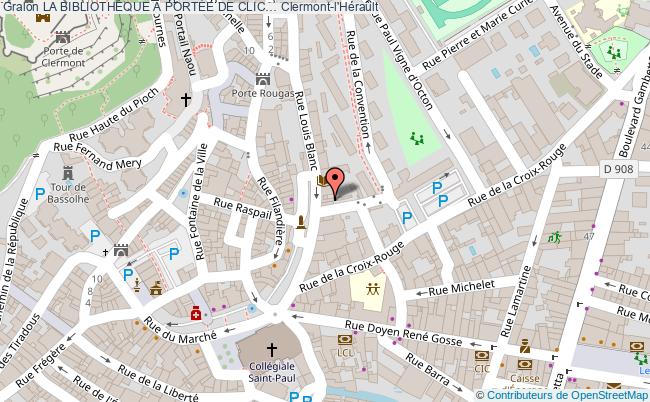 plan La BibliothÈque À PortÉe De Clic… Clermont-l'Hérault