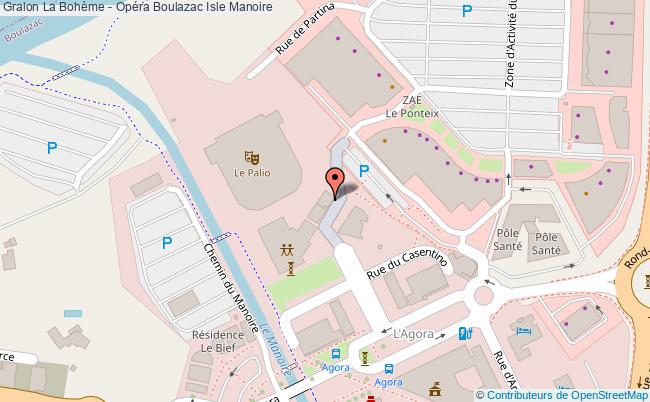 plan La Bohème - Opéra Boulazac