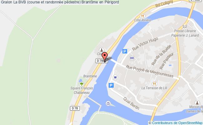 plan La Bvb (course Et Randonnée Pédestre) Brantôme