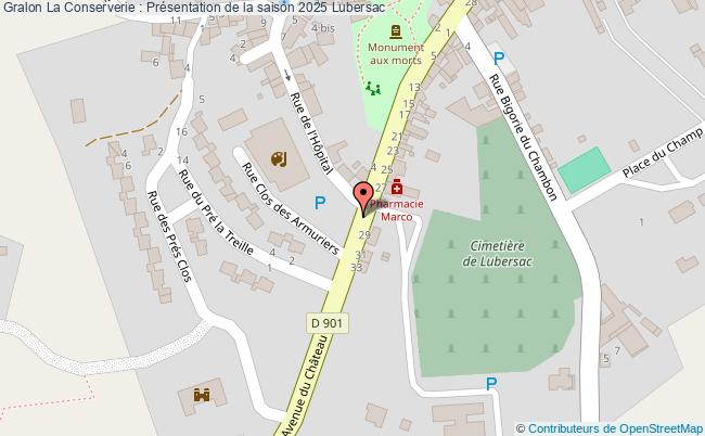 plan La Conserverie : Présentation De La Saison 2026 Lubersac