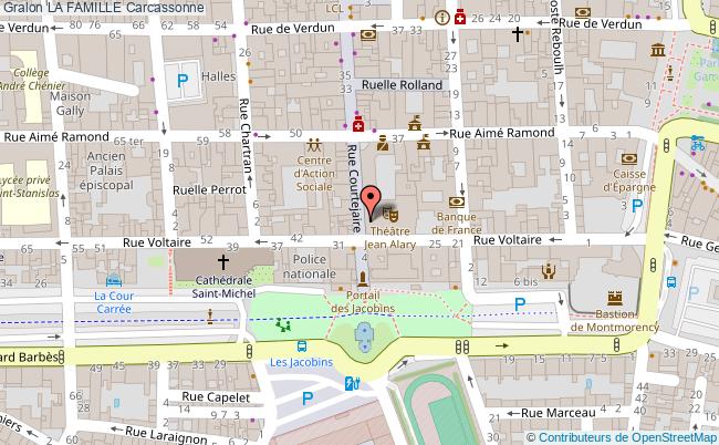 plan La Famille Carcassonne