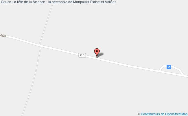 plan La Fête De La Science : La Nécropole De Monpalais Villiers-en-Plaine