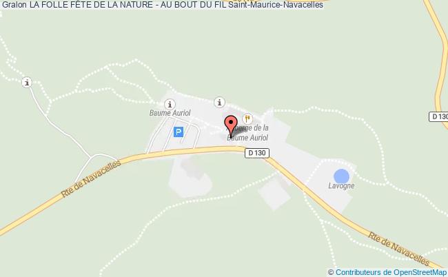plan La Folle FÊte De La Nature - Au Bout Du Fil Saint-Maurice-Navacelles