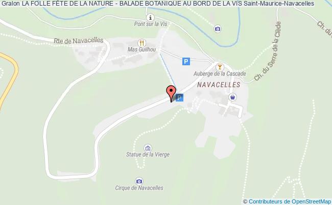plan La Folle FÊte De La Nature - Balade Botanique Au Bord De La Vis Saint-Maurice-Navacelles