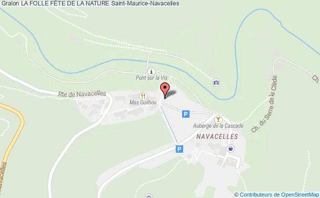 plan La Folle FÊte De La Nature Saint-Maurice-Navacelles