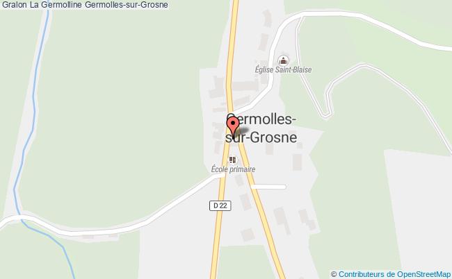 plan La Germolline Germolles-sur-Grosne