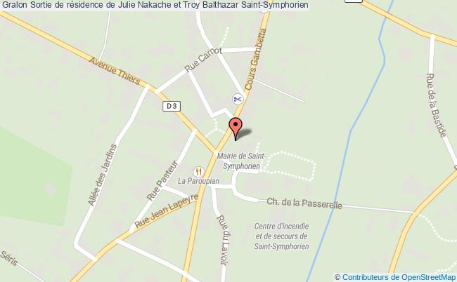 plan La Passerelle Numérique Saint-Symphorien