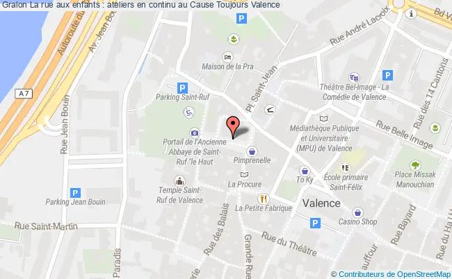 plan La Rue Aux Enfants : Ateliers En Continu Au Cause Toujours Valence