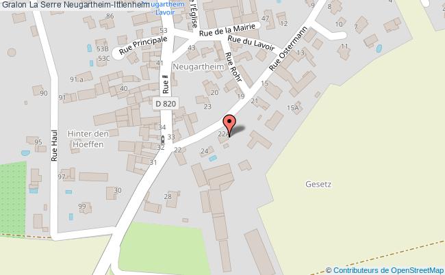 plan La Serre Neugartheim-Ittlenheim