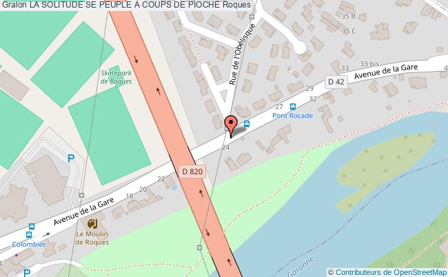 plan La Solitude Se Peuple À Coups De Pioche Roques