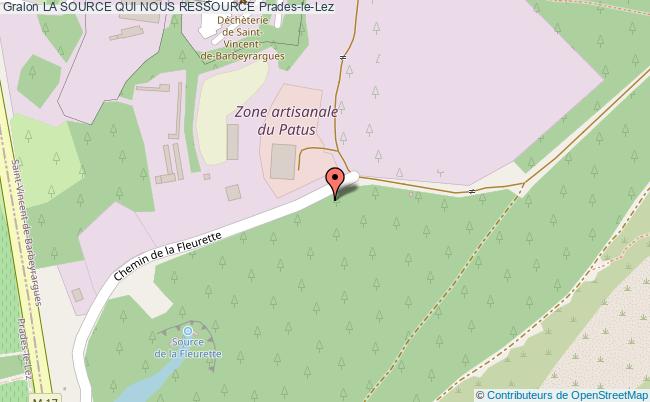 plan La Source Qui Nous Ressource Prades-le-Lez