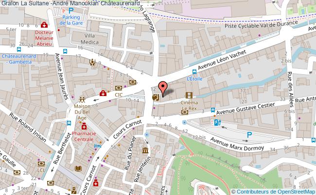 plan La Sultane -andré Manoukian Châteaurenard