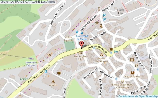 plan La Trace Catalane Les Angles