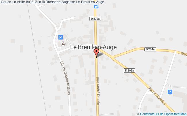 plan La Visite Du Jeudi à La Brasserie Sagesse Le Breuil-en-Auge