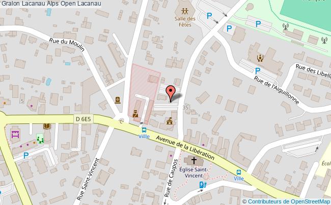 plan Lacanau Alps Open Lacanau