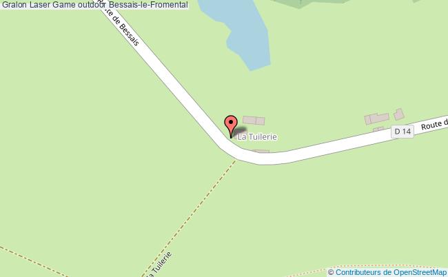 plan Laser Game Outdoor Bessais-le-Fromental