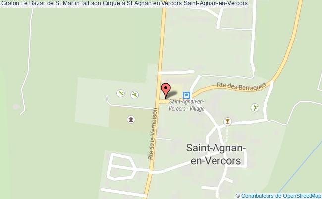 plan Le Bazar De St Martin Fait Son Cirque à St Agnan En Vercors Saint-Agnan-en-Vercors