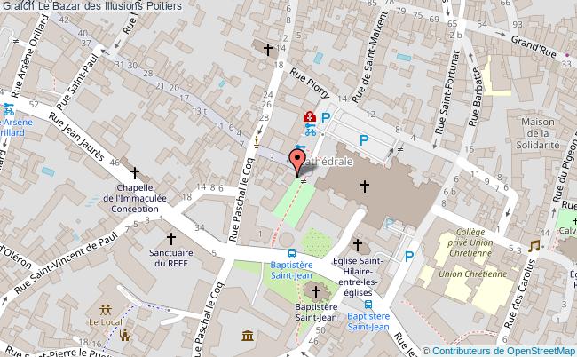 plan Le Bazar Des Illusions Poitiers