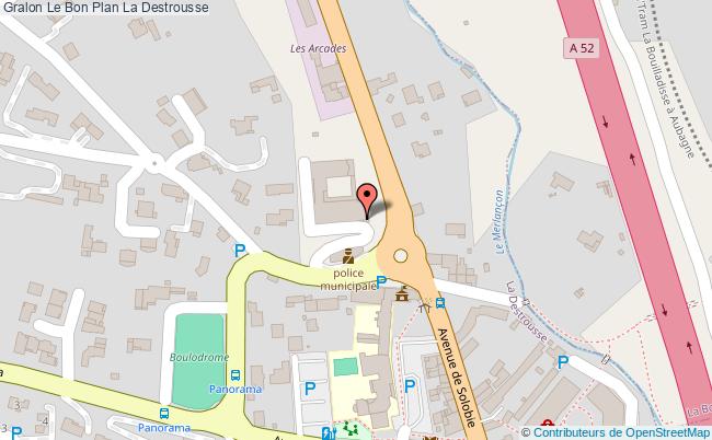 plan Le Bon Plan La Destrousse