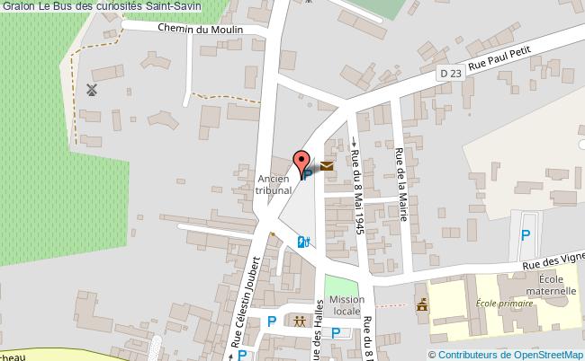 plan Le Bus Des Curiosités Saint-Savin