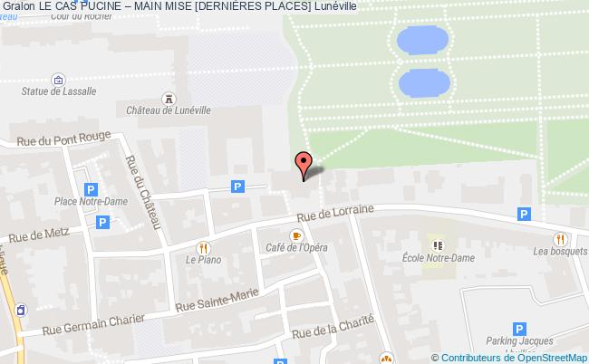 plan Le Cas Pucine – Main Mise [derniÈres Places] Lunéville