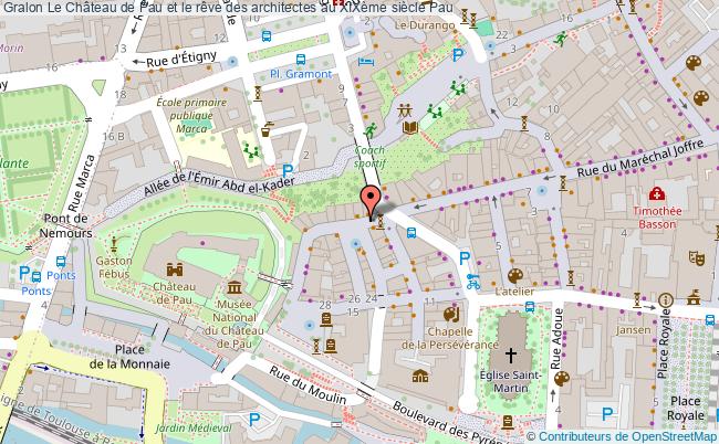 plan Le Château De Pau Et Le Rêve Des Architectes Au Xixème Siècle Pau