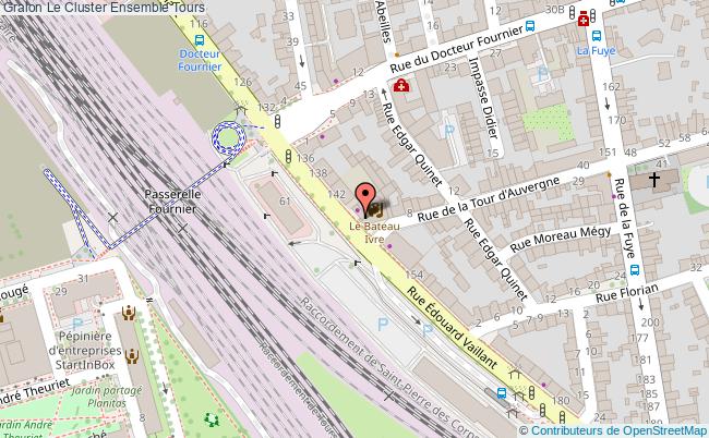 plan Le Cluster Ensemble Tours