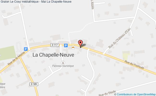 plan Le Cosy Médiathèque - Mai La Chapelle-Neuve