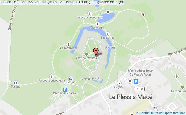 plan Le Dîner Chez Les Français De V. Giscard D’estaing La Membrolle-sur-Longuenée